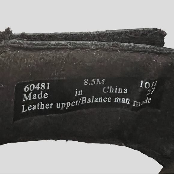 Clarks Bendables Ella Celtic Sandals 8.5 M Black Leather Slides 60481 Comfort - Picture 11 of 12